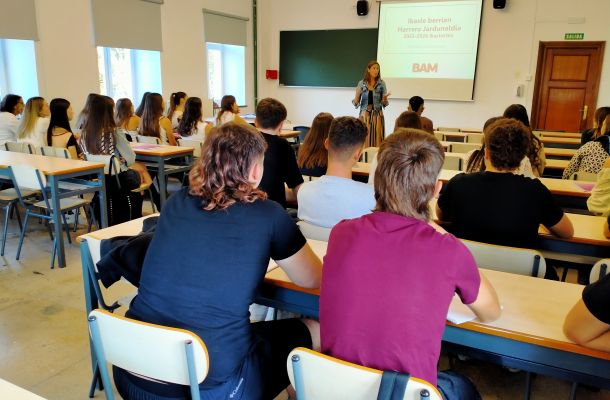 Ongi etorria BAMeko lehenengo mailako ikasleoi